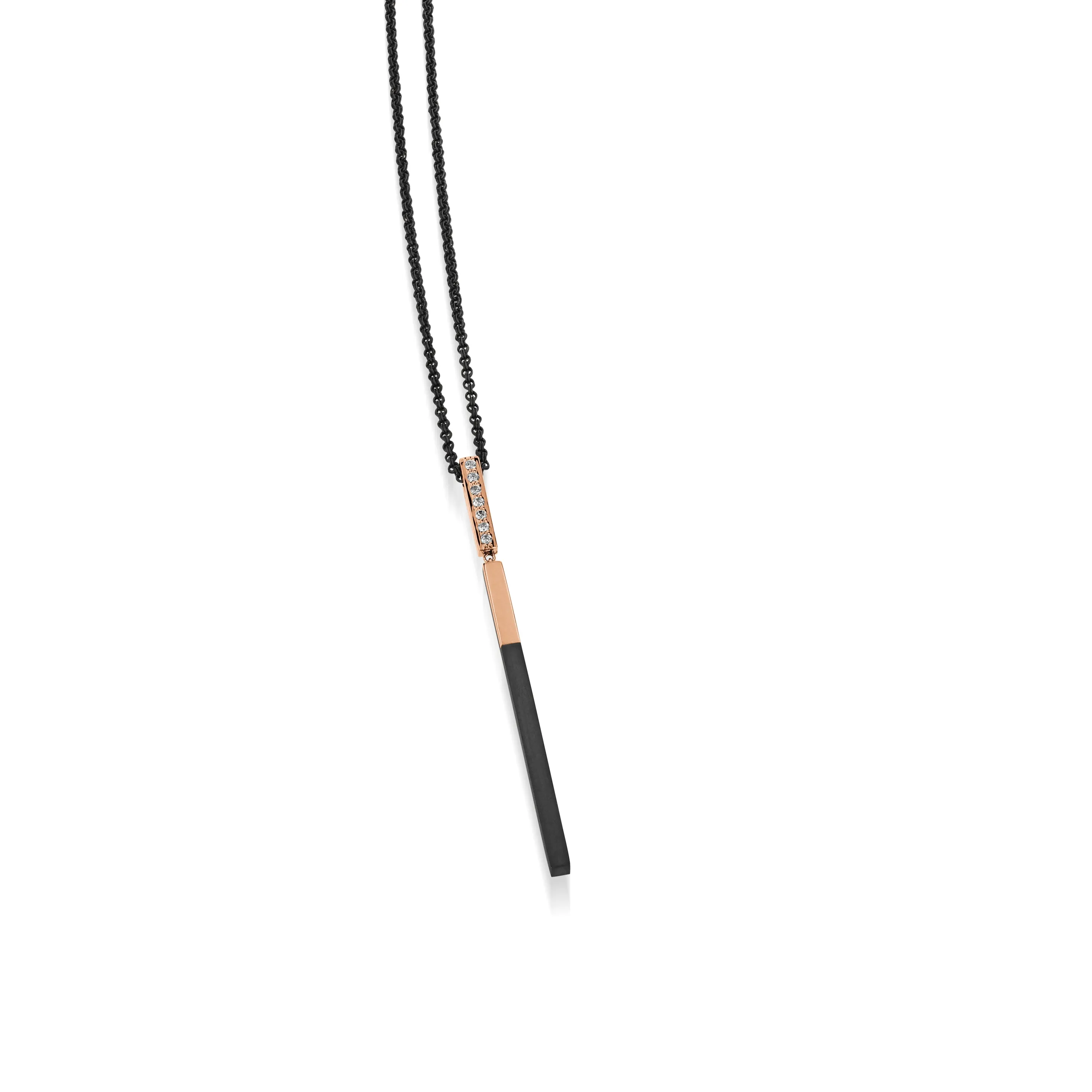 Duplex Pave Diamond Pendant