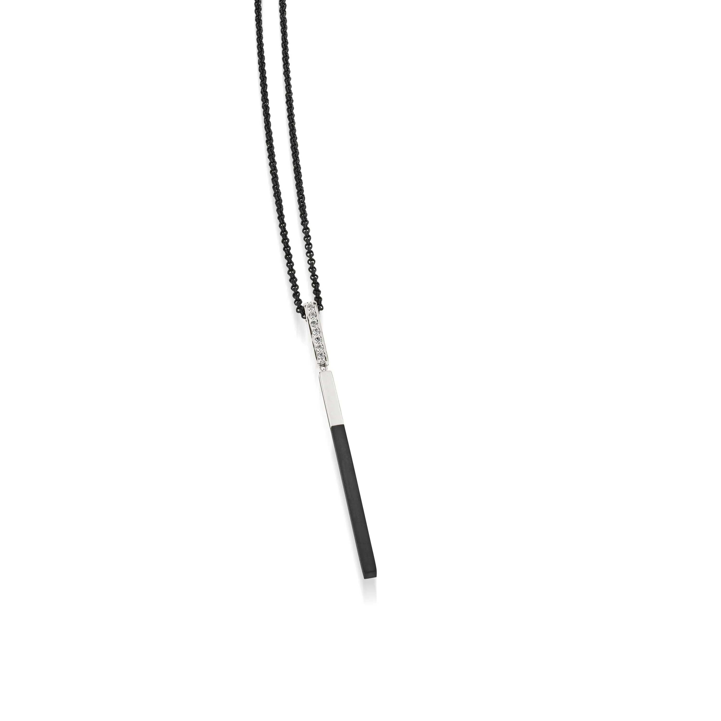 Duplex Pave Diamond Pendant