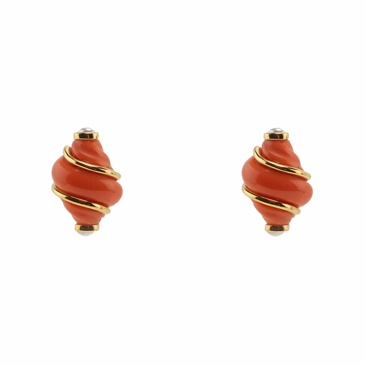 Earrings Shells in Colour