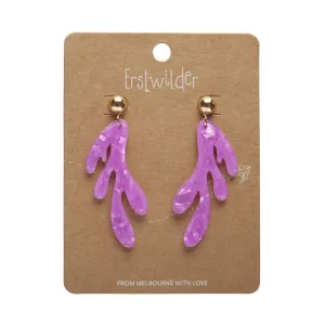 Erstwilder - Reef Coral Drop Earrings – Pink