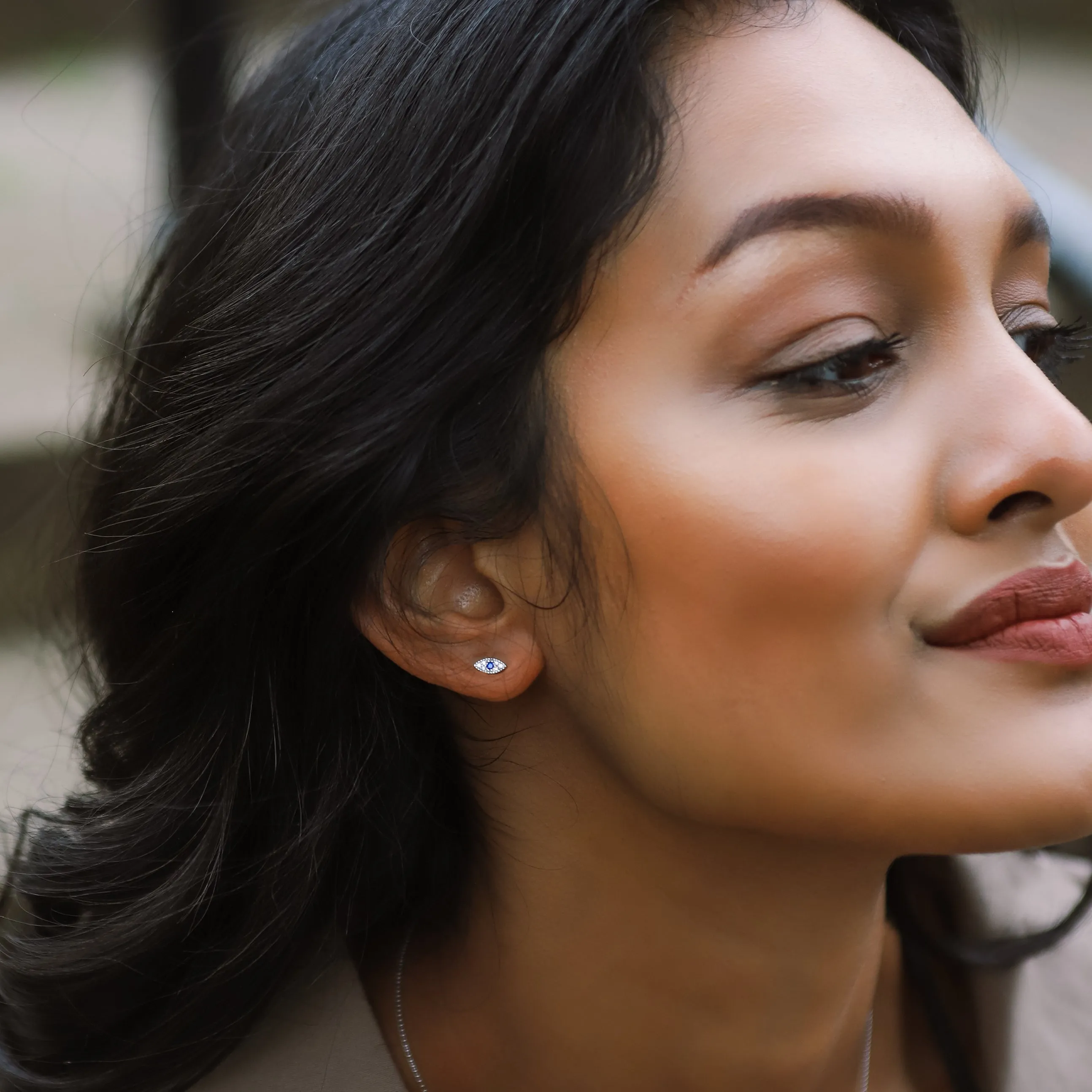Evil Eye Earring Gift Set | Huggie Hoops & Stud Earrings | 925 Sterling Silver