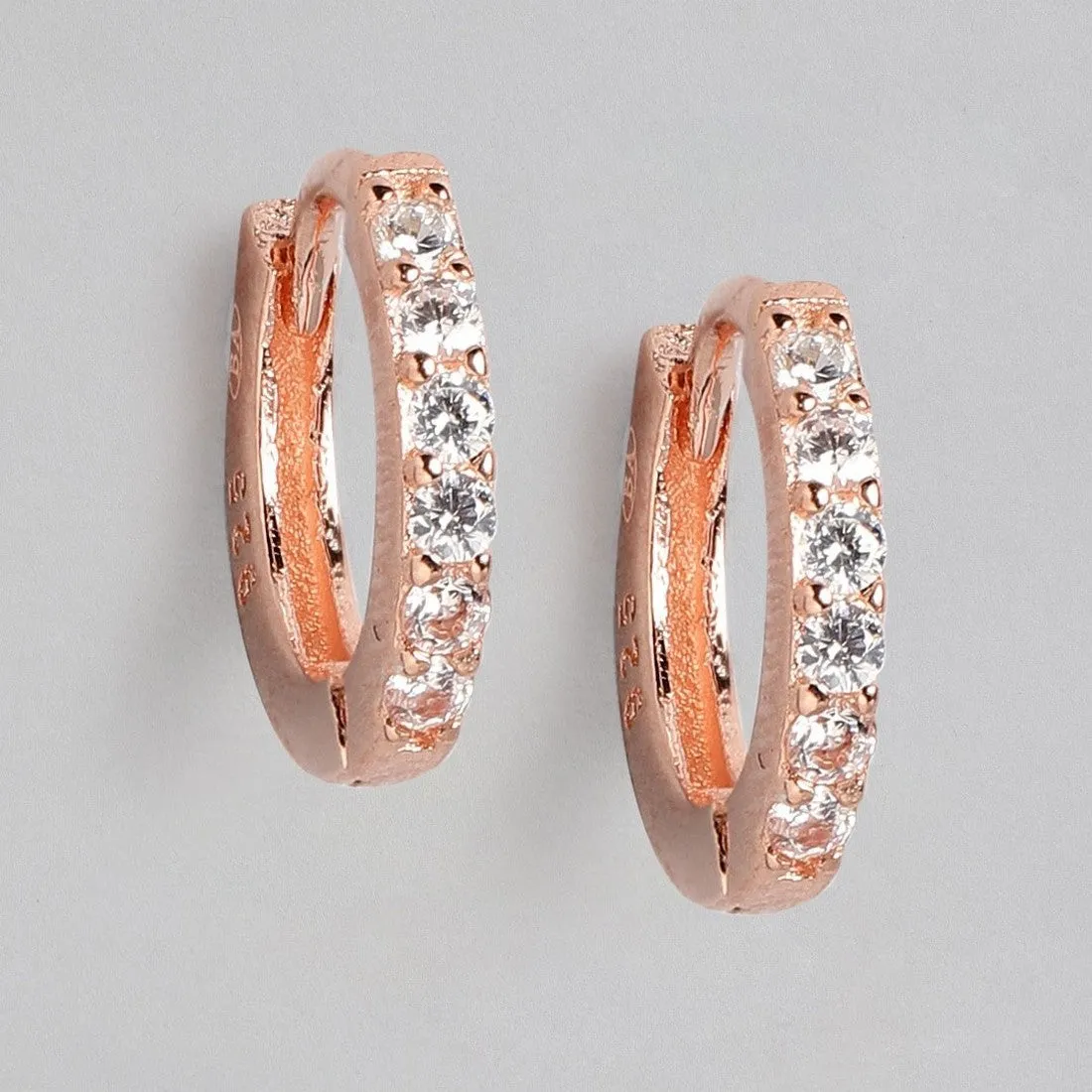 Floral Studs and Hoop 925 Sterling Silver Combo Earring