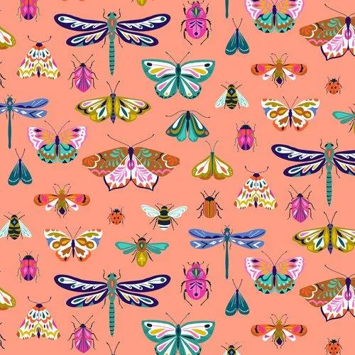 Flutter Flying in Coral