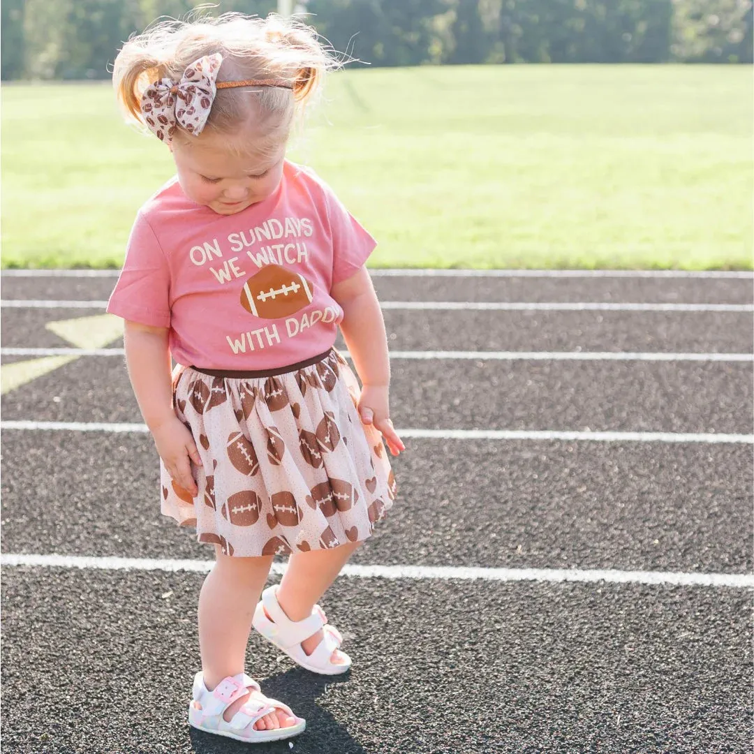 Football Love Tulle Headband