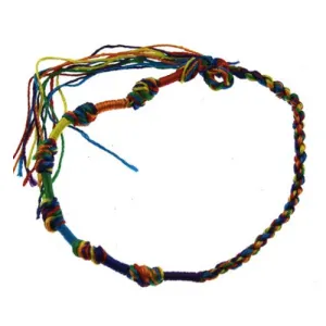 Gay Pride Rainbow Braided Friendship Bracelet