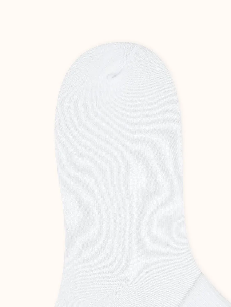 Girls' Lace Ankle Socks - White