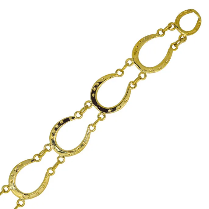 Horse Shoe Link Bracelet