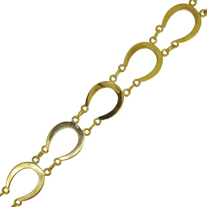Horse Shoe Link Bracelet