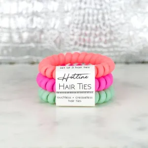 Hotline Hair Ties Set (Tropical Matte)