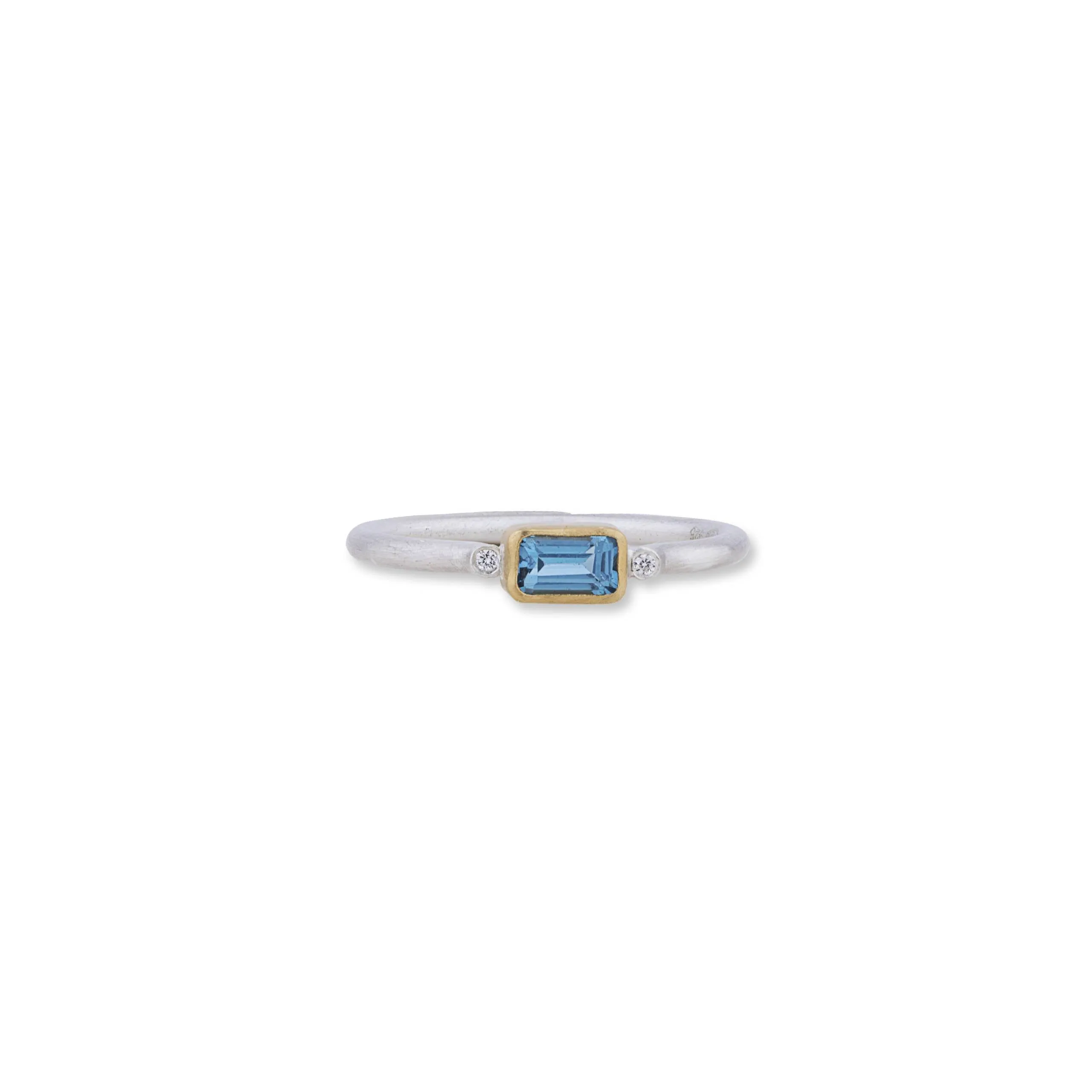 Jaipur Ring - Topaz, 22K Gold with Accent Diamonds