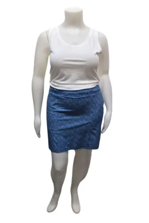 Jupe-Culotte Lapis Taille Plus (AOP Bike) de Sportive Plus