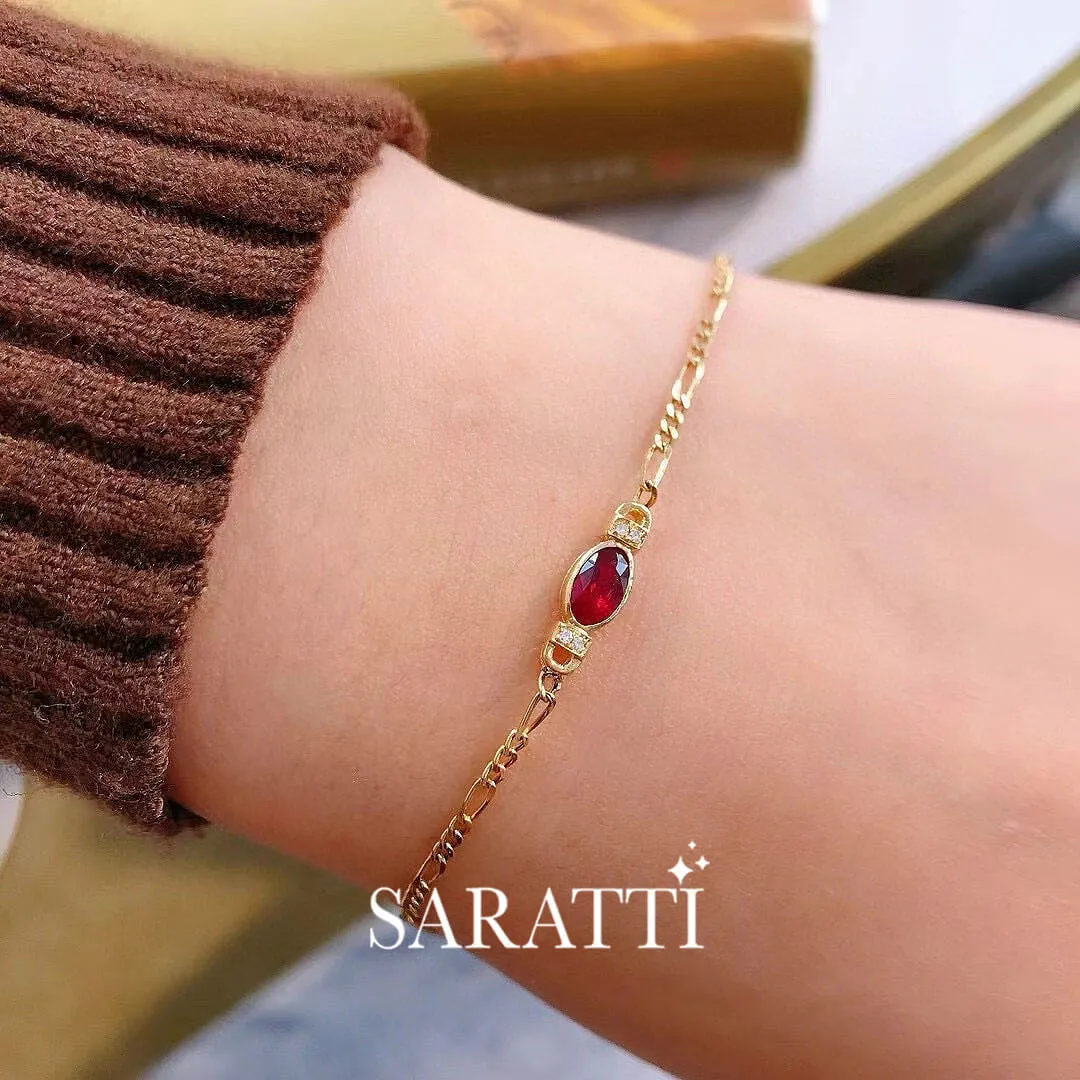 Jupiter’s Rouge Ruby Bracelet