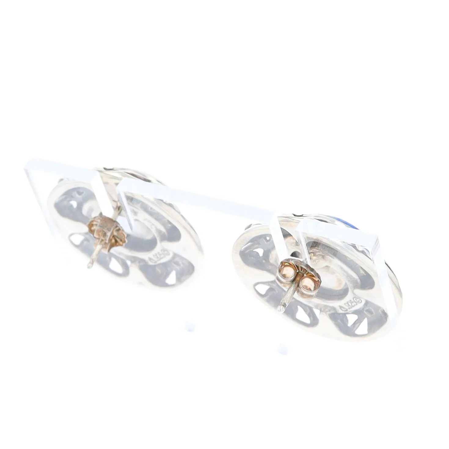 Lapis Floral Filigree Earrings - Relios Jewelry Carolyn Pollack