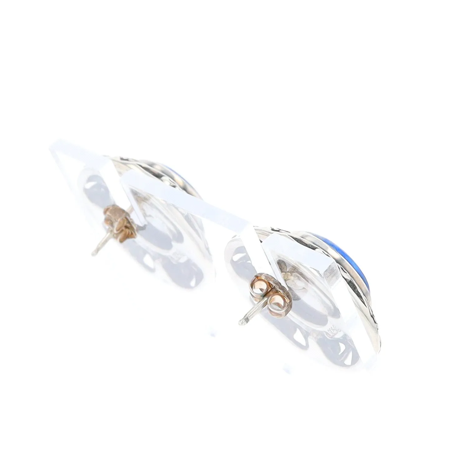Lapis Floral Filigree Earrings - Relios Jewelry Carolyn Pollack