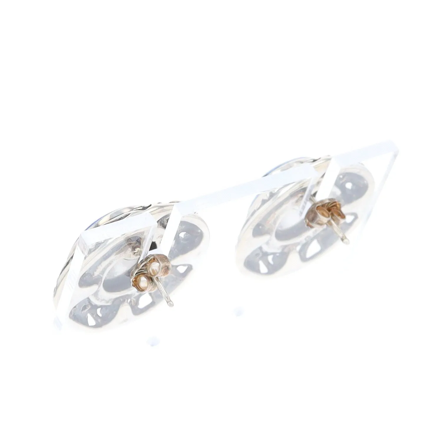 Lapis Floral Filigree Earrings - Relios Jewelry Carolyn Pollack