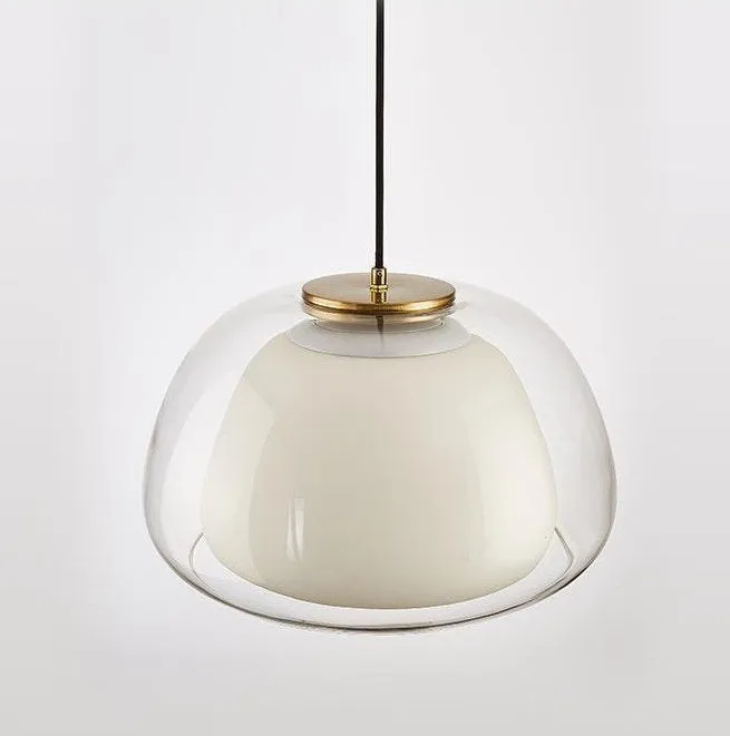LED Jelly Milky Glass Pendant Light