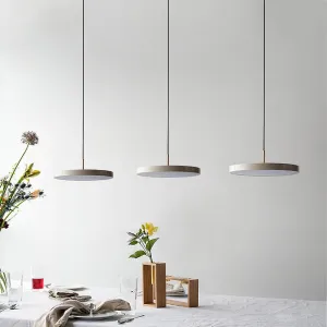 LED Macaroon Disc Round Decorative Pendant Light