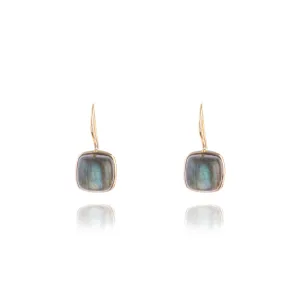 Lori Labradorite Earrings, Gold Vermeil