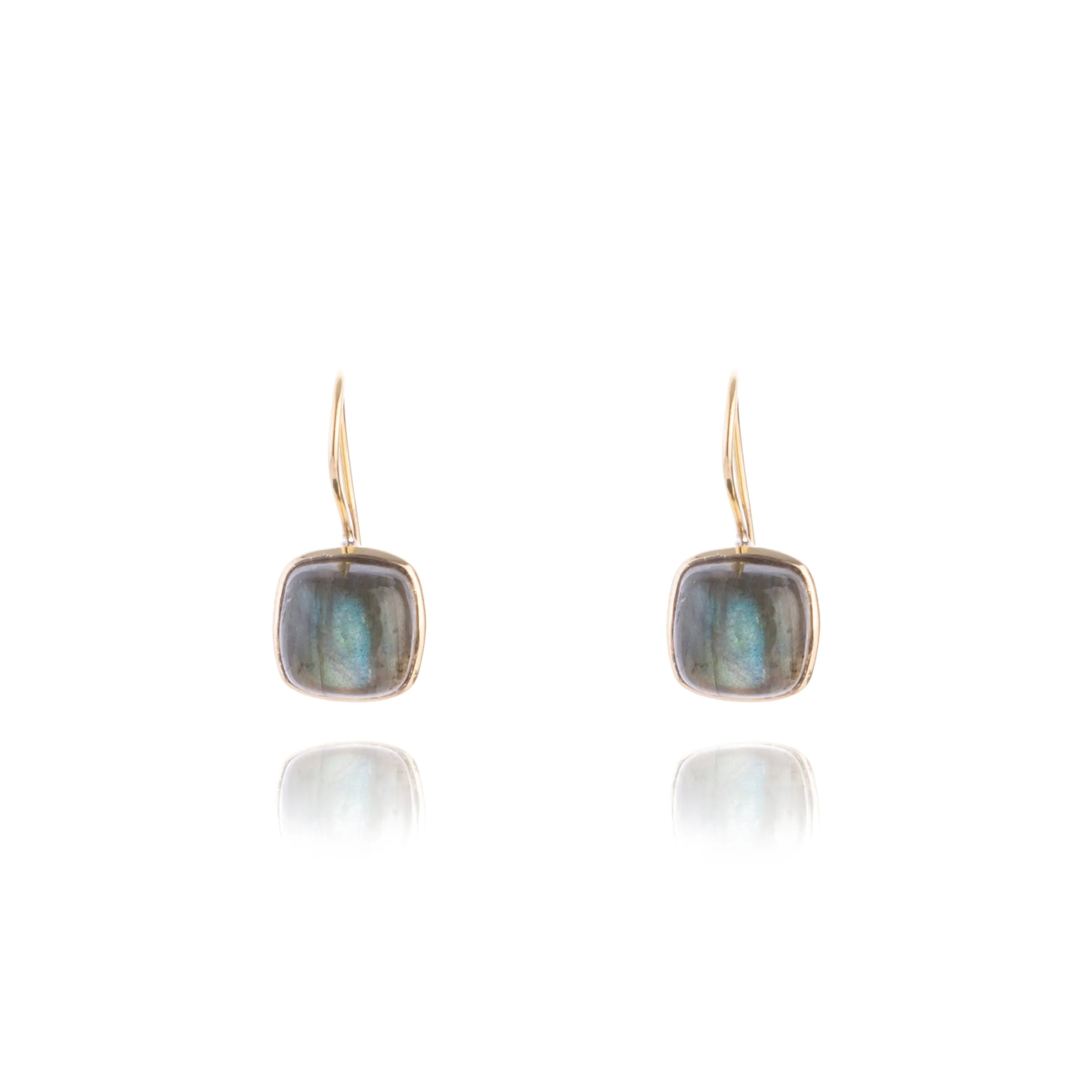 Lori Labradorite Earrings, Gold Vermeil