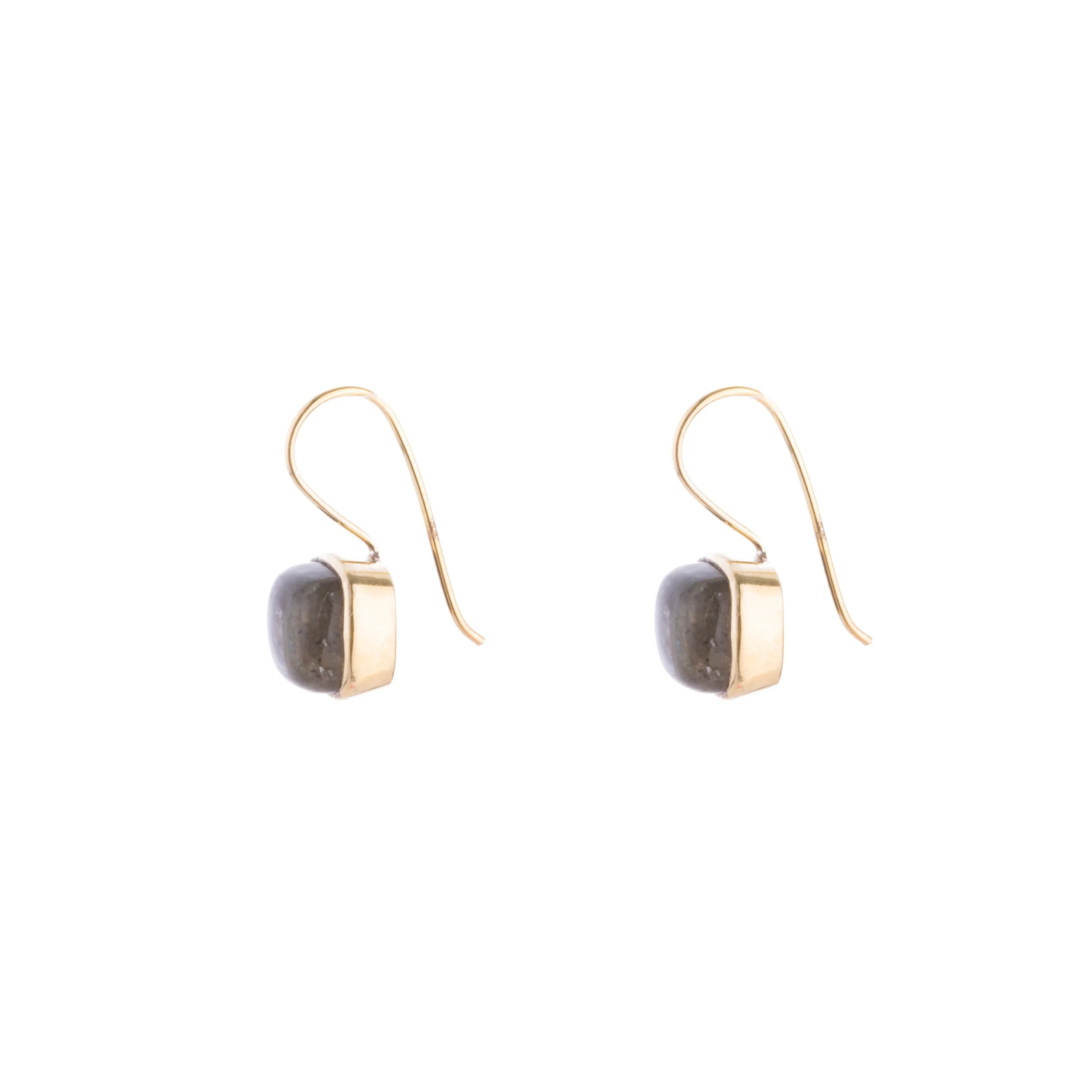 Lori Labradorite Earrings, Gold Vermeil