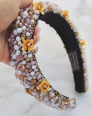 Mary’s Garden™ Gold Rose Headband