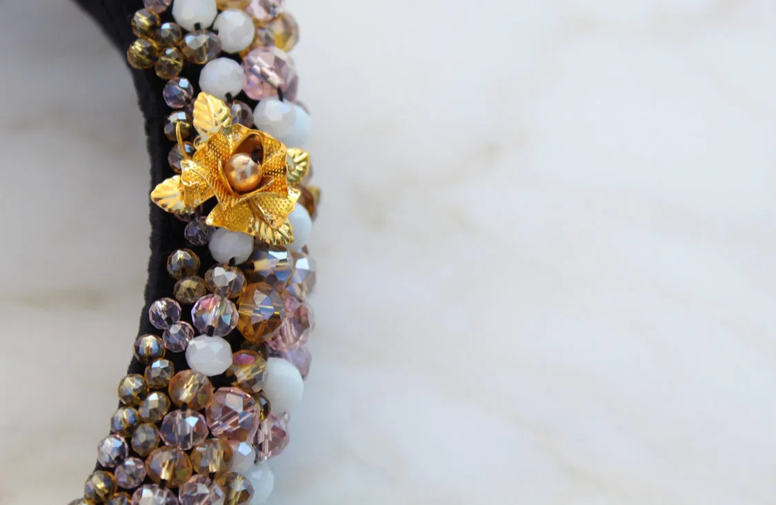 Mary’s Garden™ Gold Rose Headband
