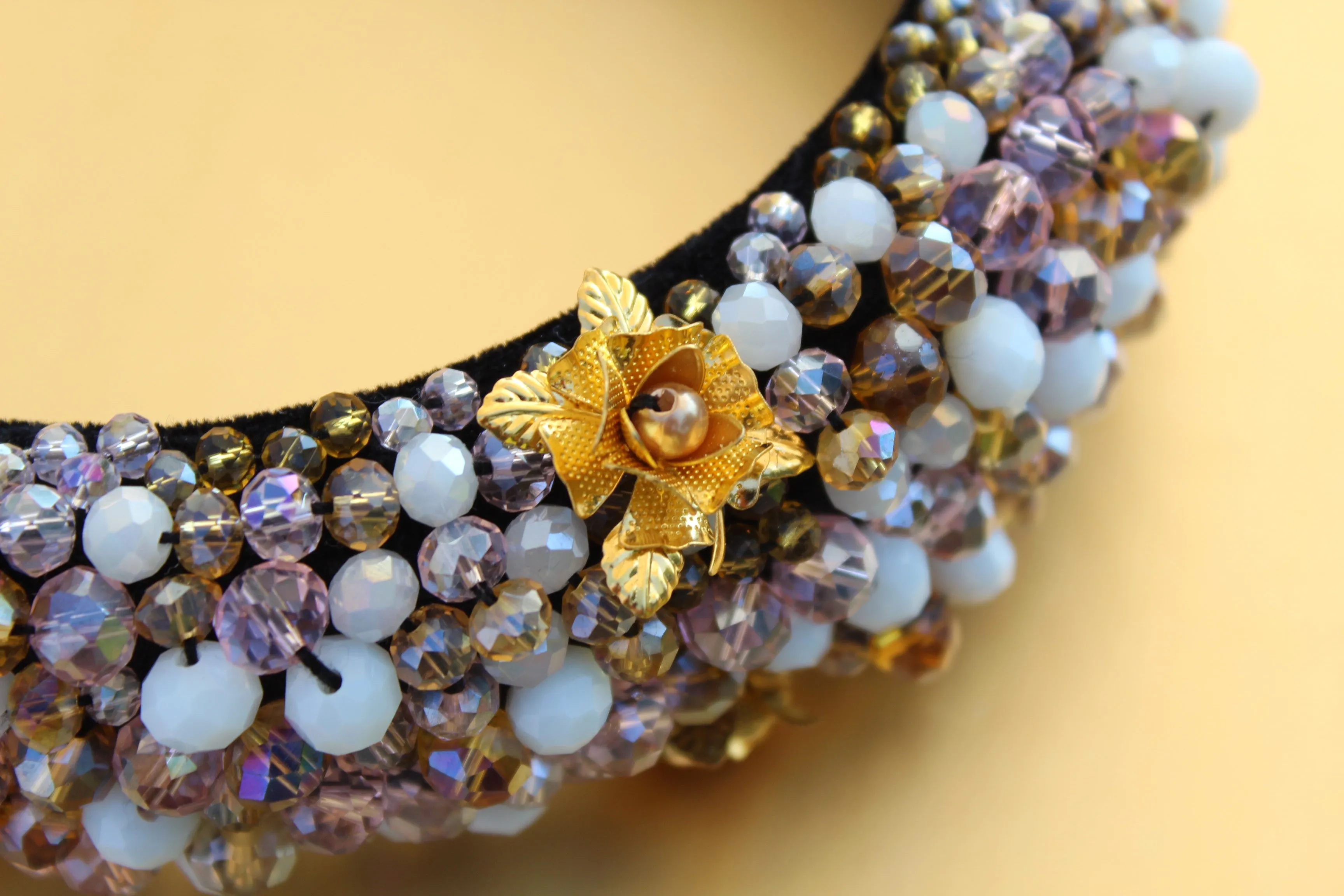 Mary’s Garden™ Gold Rose Headband