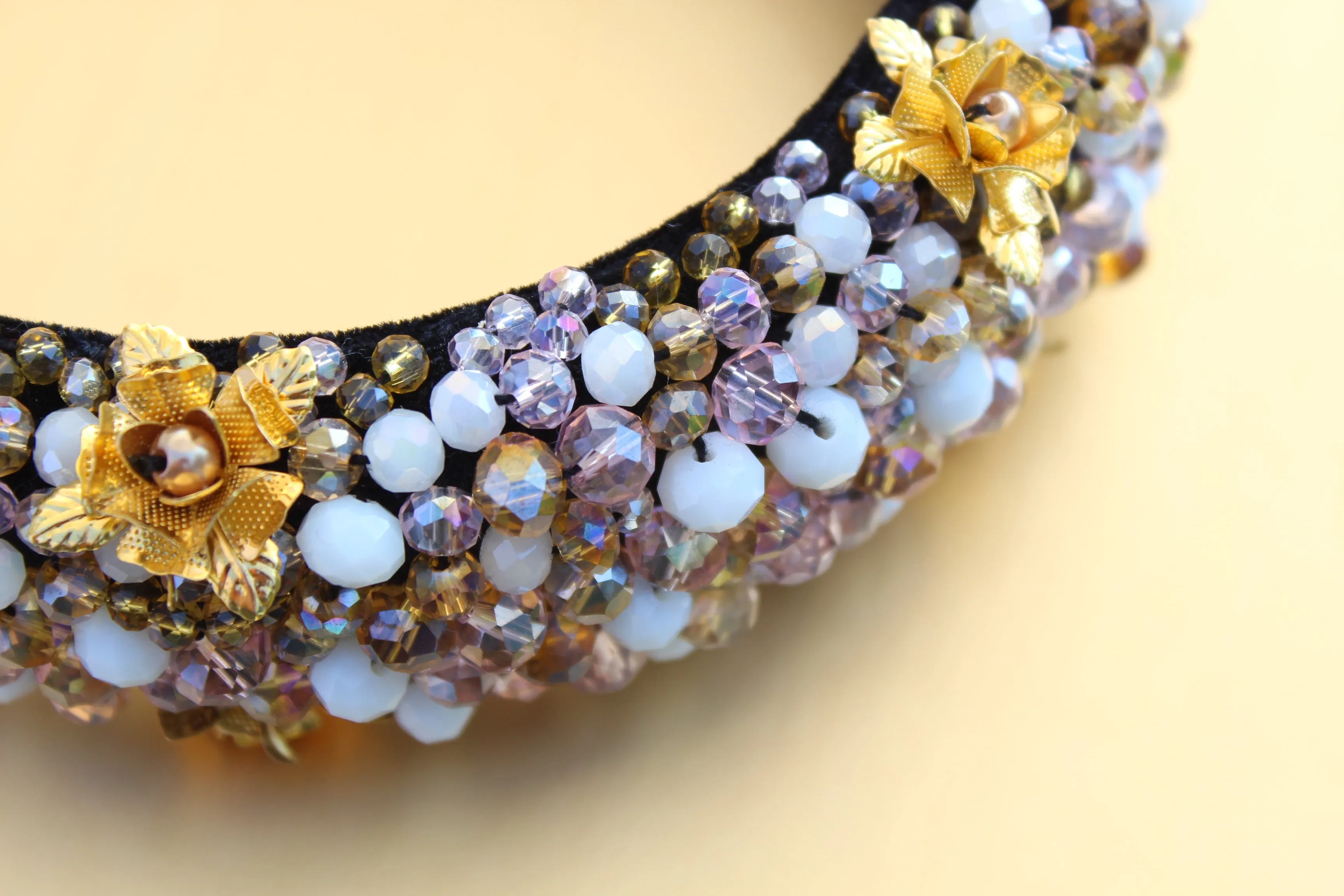 Mary’s Garden™ Gold Rose Headband