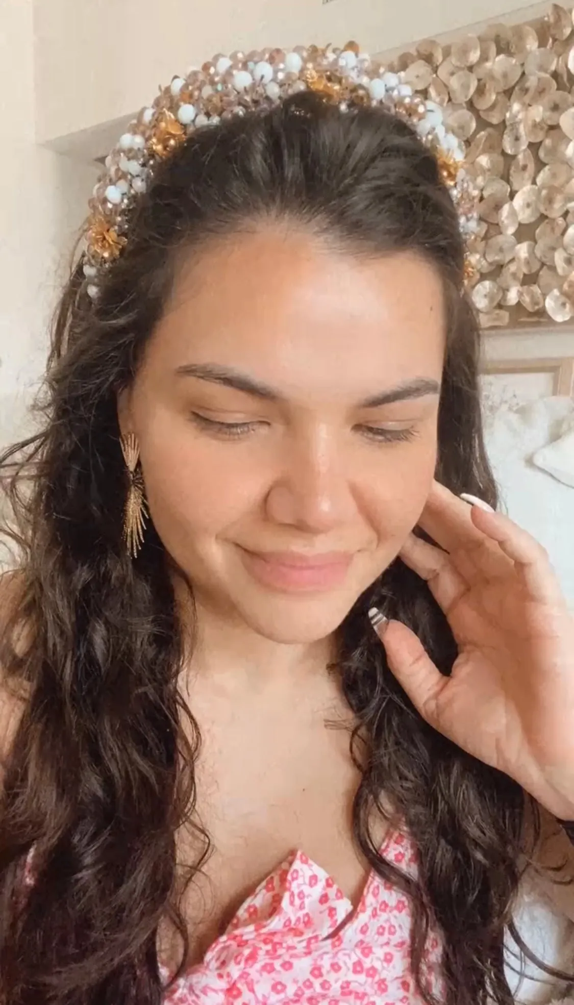 Mary’s Garden™ Gold Rose Headband