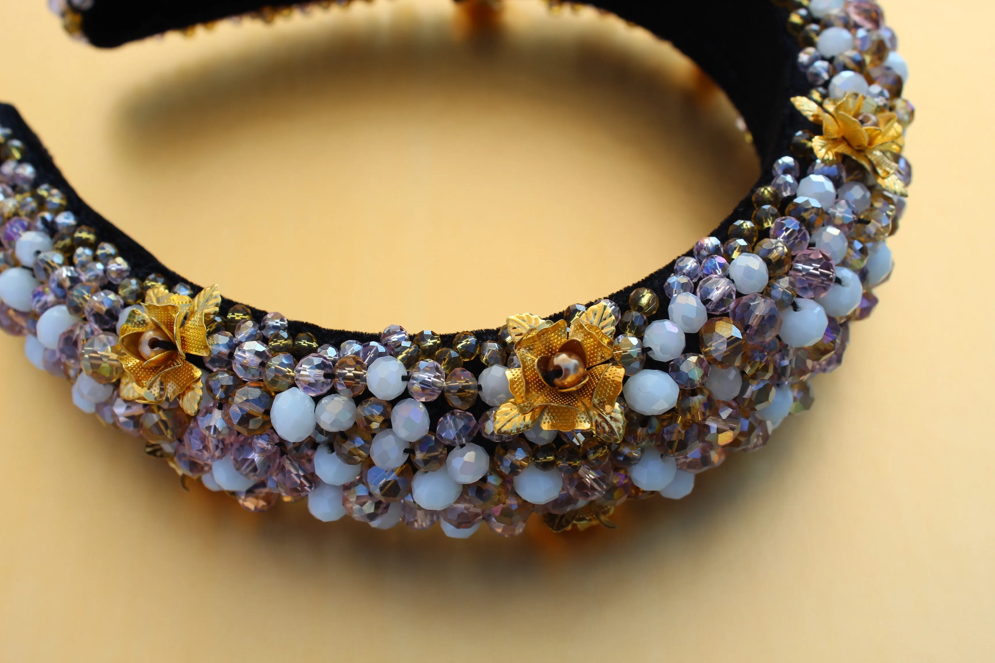 Mary’s Garden™ Gold Rose Headband