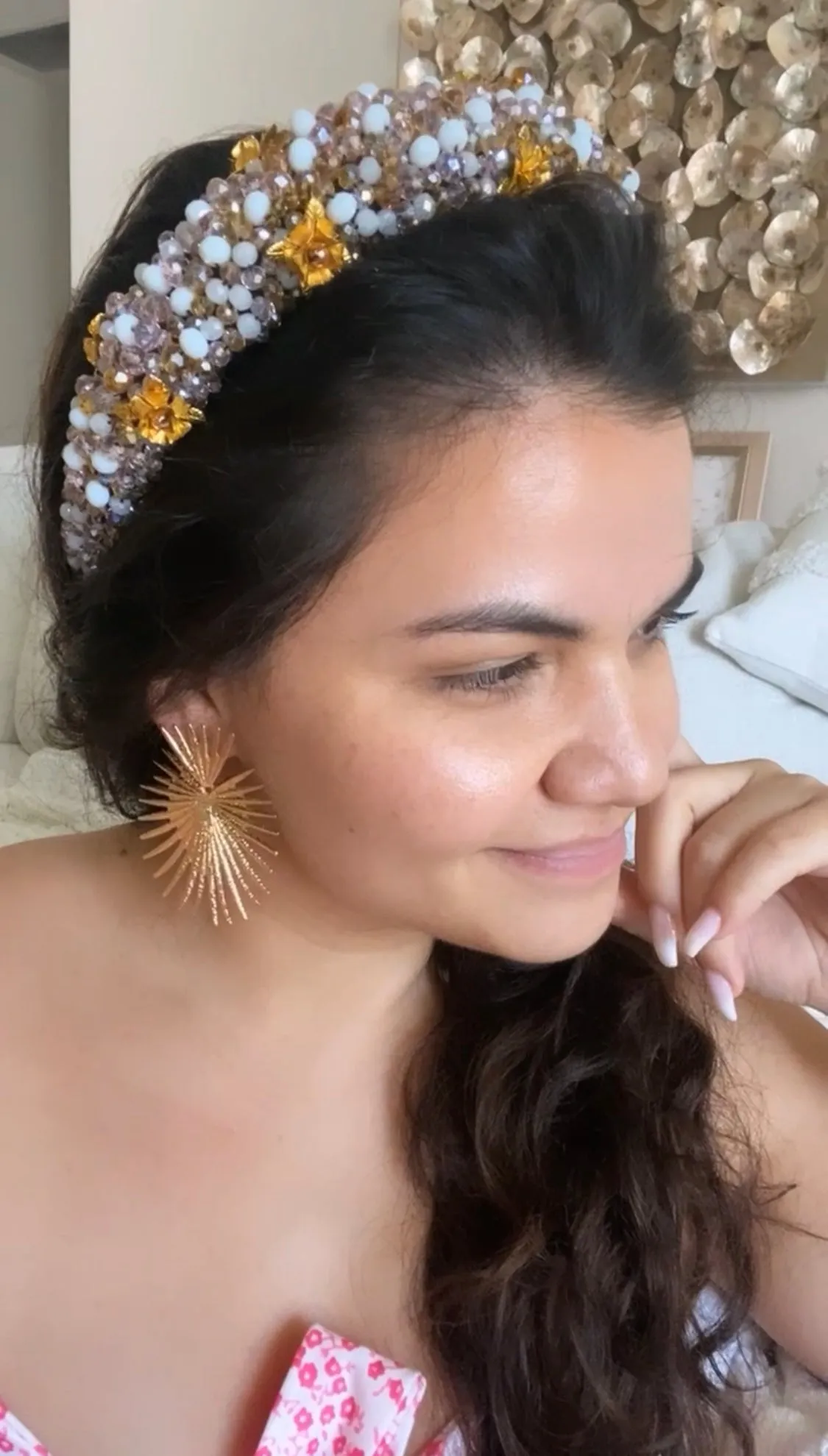 Mary’s Garden™ Gold Rose Headband