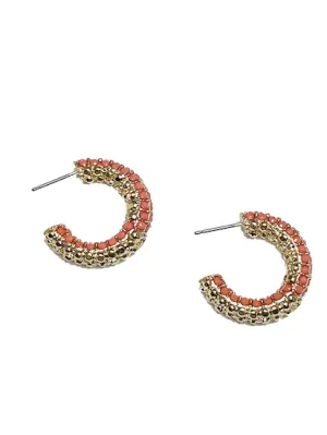 Meghan Browne Scottie Earring - Coral