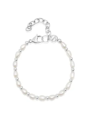 Men's Baroque Pearl Bracelet
