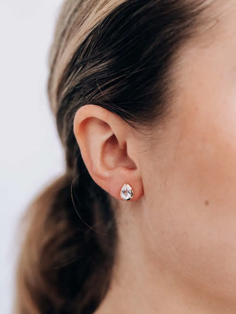 Mélia Pear Stud