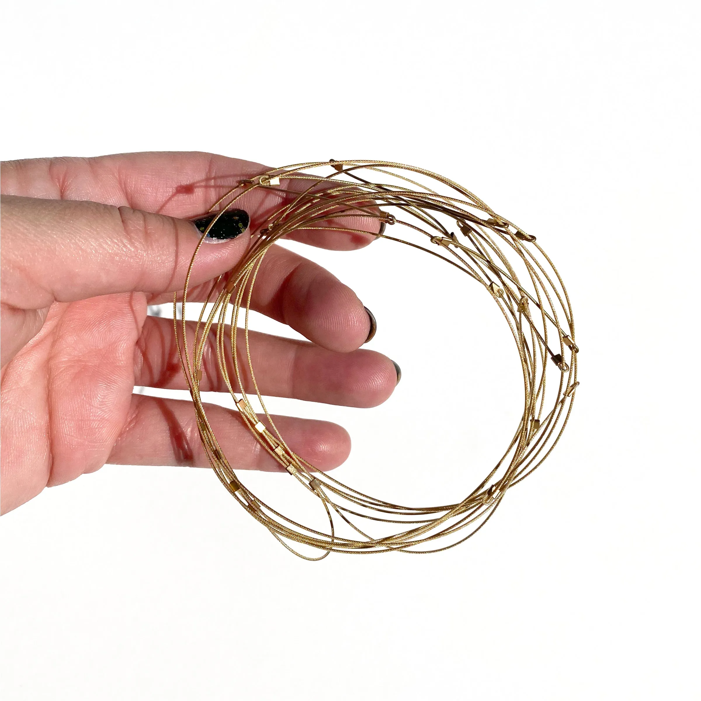 Mobius Swirl Bangle Bracelet