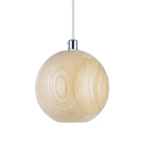 Modern Wooden Globe Pendant Lighting