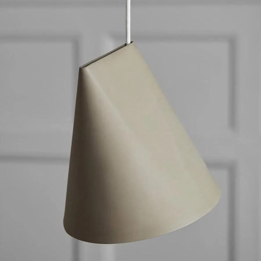 Moebe Ceramic Pendant Wide - Olive