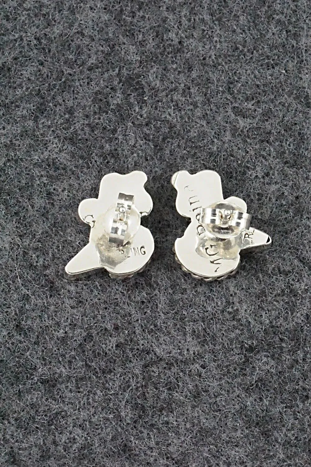 Multi Stone & Sterling Silver Earrings - Michelle Peina