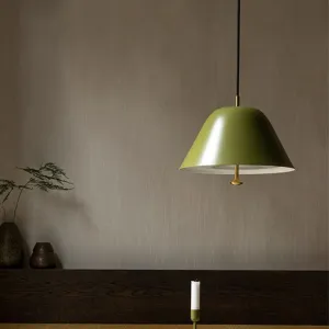Nordic Vintage Dining Table Hanging Lamp Danish Retro Bedroom Decoration Pendant Lights Sense Bar Round Green Black Chandeliers