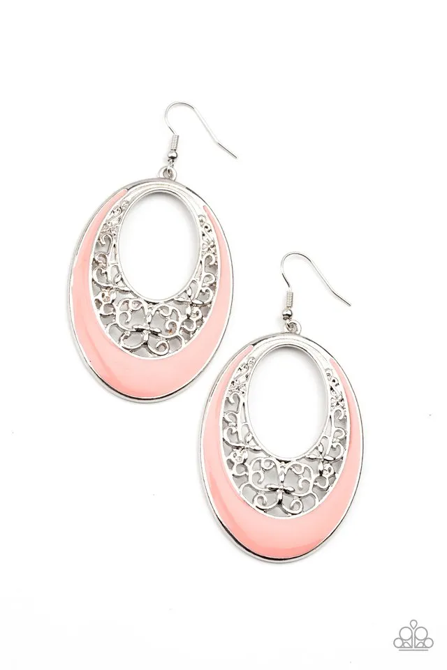Paparazzi Earring ~ Orchard Bliss - Orange