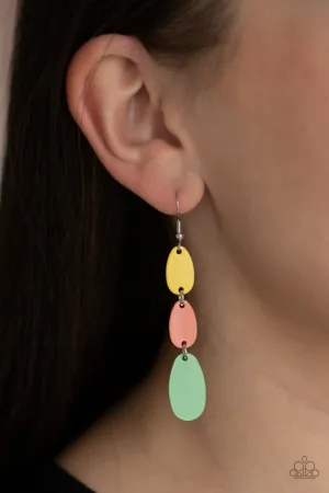 Paparazzi Earring ~ Rainbow Drops - Multi
