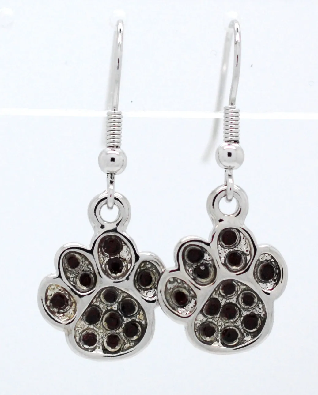 Paw Print Earrings New - DANGLE