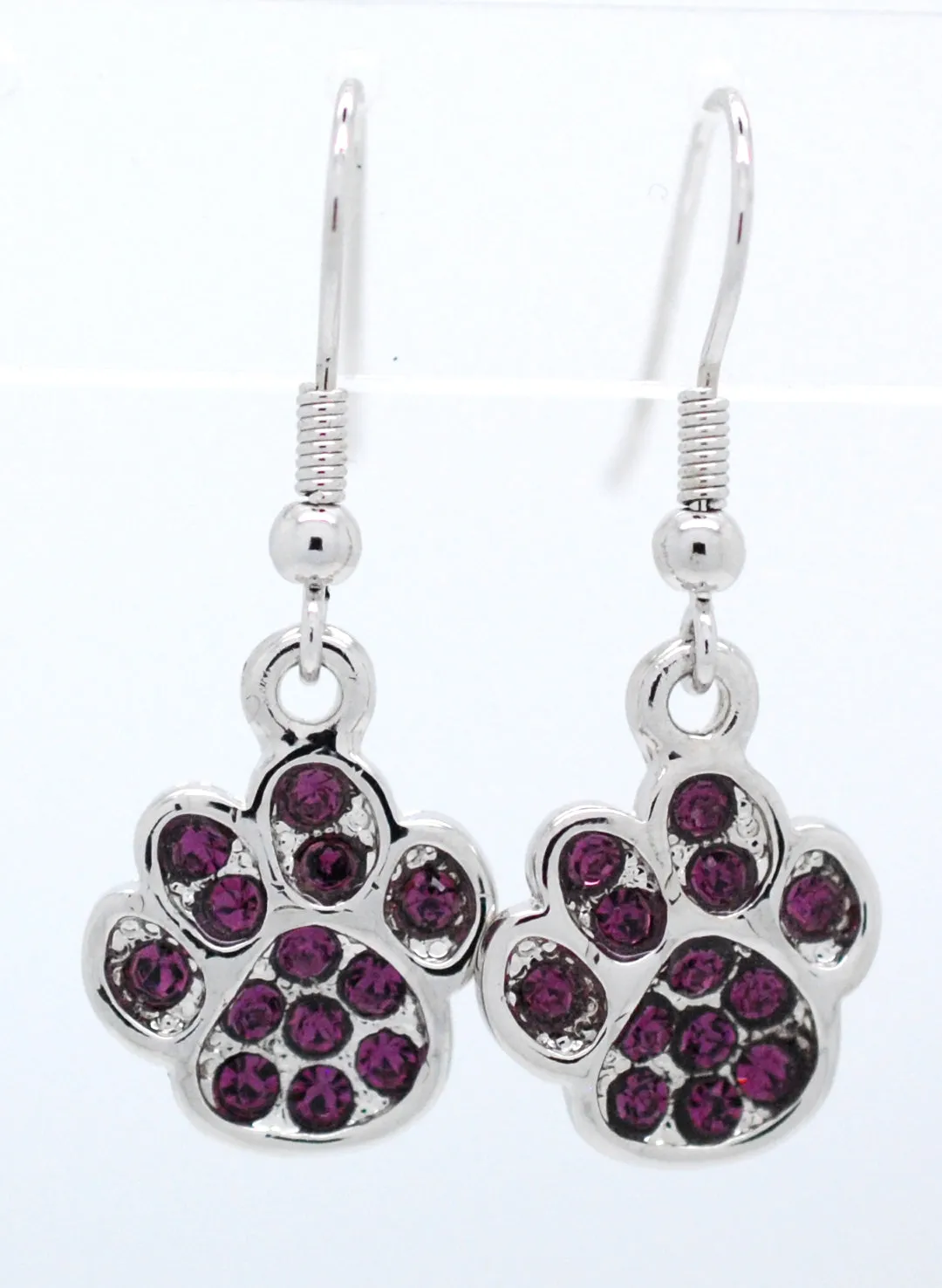 Paw Print Earrings New - DANGLE