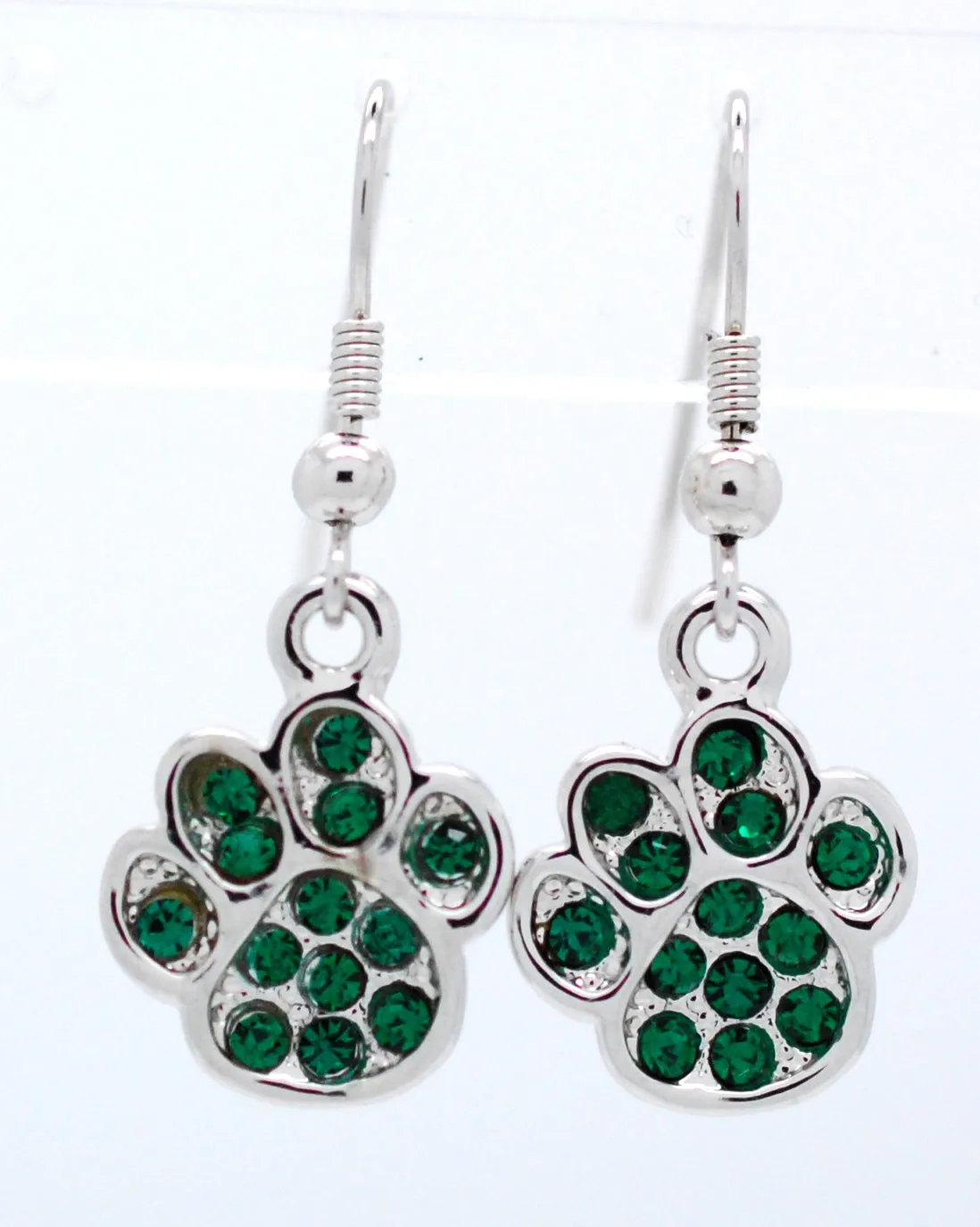 Paw Print Earrings New - DANGLE