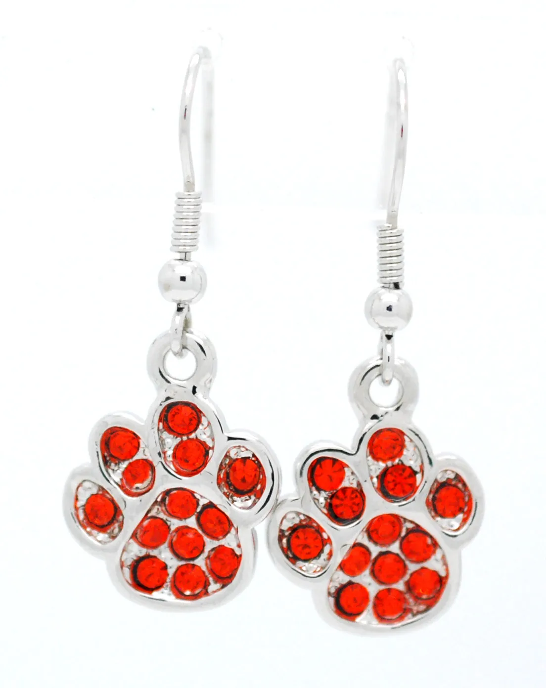 Paw Print Earrings New - DANGLE