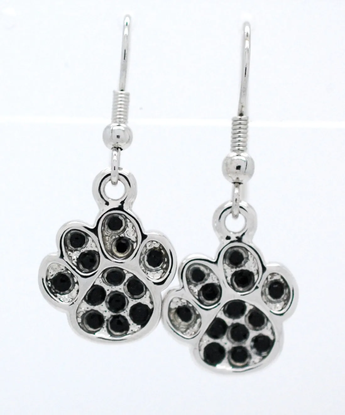 Paw Print Earrings New - DANGLE