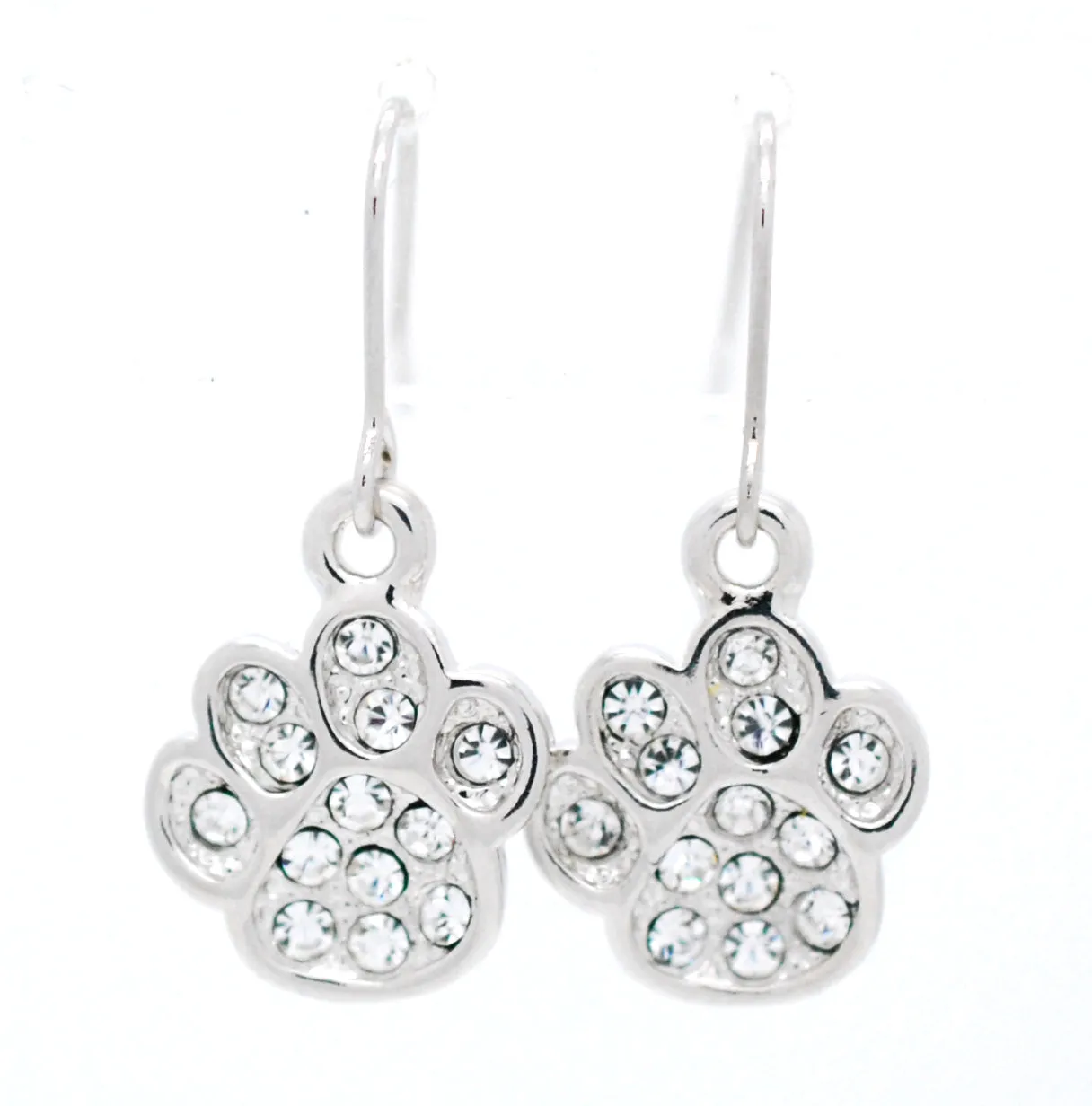 Paw Print Earrings New - DANGLE