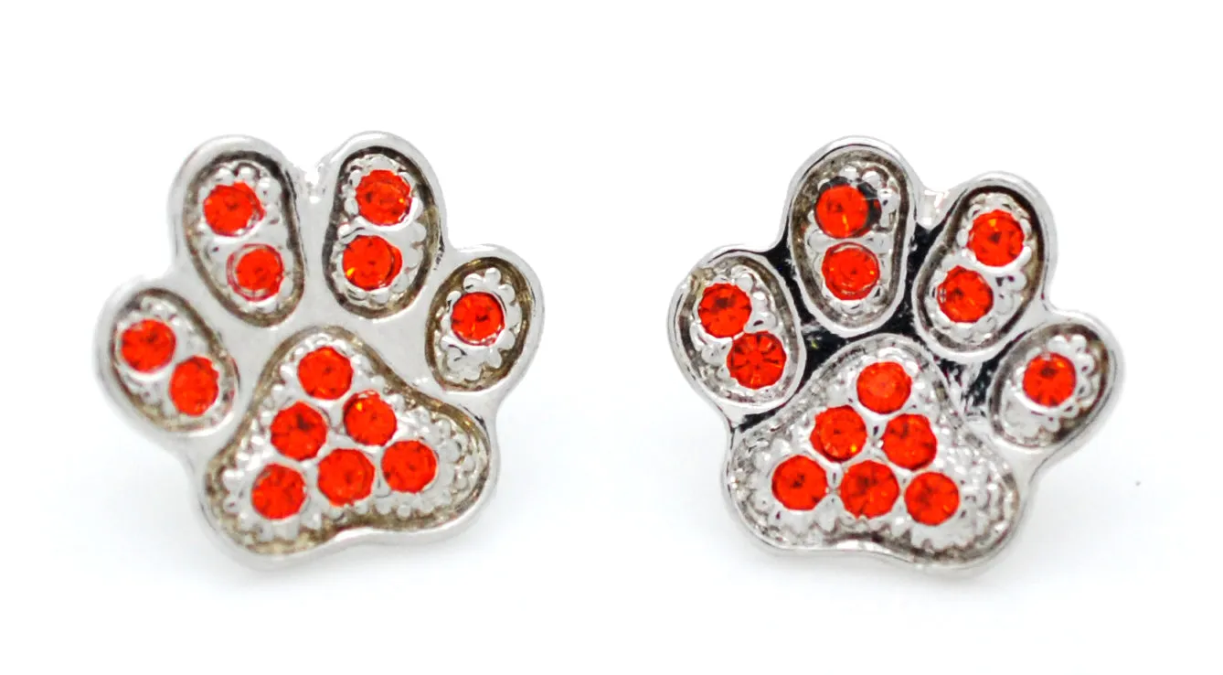 Paw Print Earrings - POST