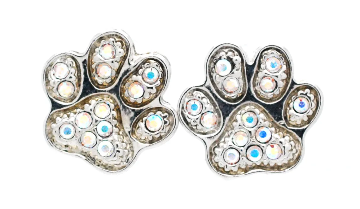 Paw Print Earrings - POST