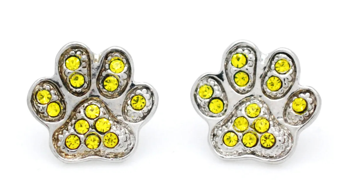 Paw Print Earrings - POST
